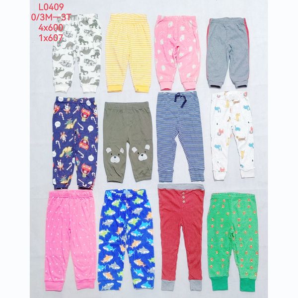 Wholesale Mixed Cotton New Born Infant Baby Boys Girls Overrun Clothes Pants