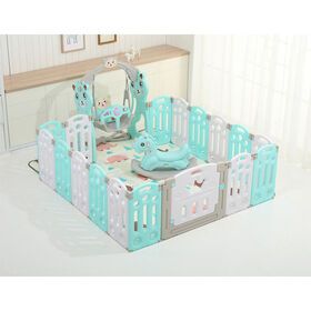 Free combination kids safety game fence baby indoor portable plastic playpen fence for children