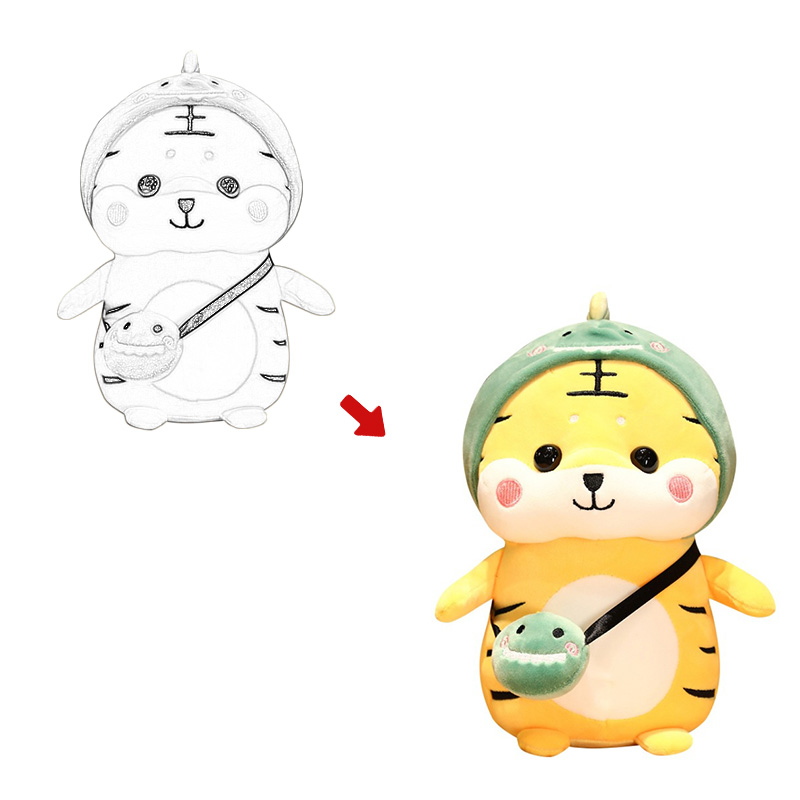 customization oem odm personalize cute animal plush soft fur anime toy doll cartoon promotional gifts custom plush doll for boy
