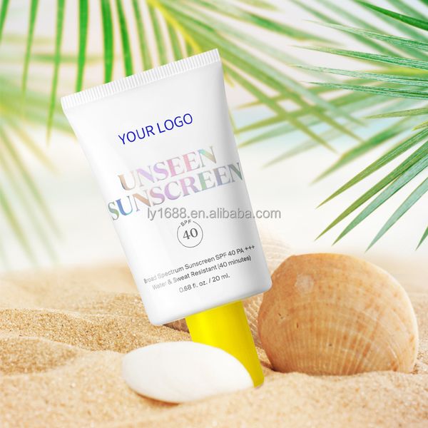 OEM/ODM Unseen Sunscreen for face Invisible Broad Spectrum SPF 40 PA +++ Lightweight Centella Sunscreen Gel