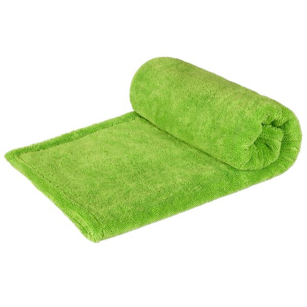 Fantasticlean Auto Dry Towel Cloth 1200GSM Double-Sided Edgeless Twisted Loop Drying Microfiber Cleaning Cloth Towels
