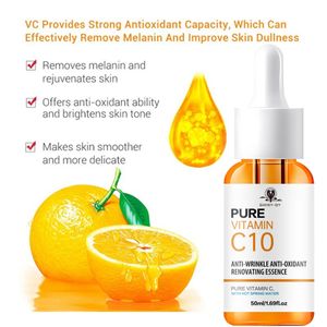 Private Label Anti-Wrinkle Anti-Oxidant Whitening Brightening 10% Vitamin C Facial Serum