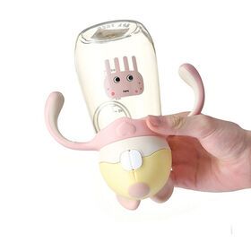 2020 New Baby Products 3 in 1 Sippy Cup 300ML 500 ML Baby Drinking Water Bottle Trainer Cups With Handle Silicone Nipple Straw