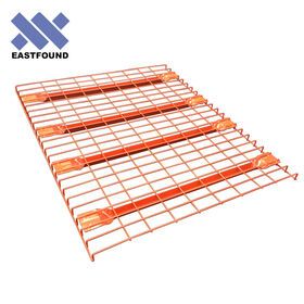China powder coated welding zinc durable warehouse storage metal steel wire mesh deck panels for pallet rackPopular