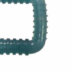 Discount Price Wholesale Durable Interactive Fun Tooth Cleaning Bulk Chew Pet Dog Toys Circle Shape Silicone Chew Toy