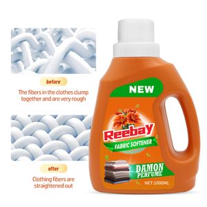 reebay 1L factory strong perfume fabric softner damon perfum for washing clothes