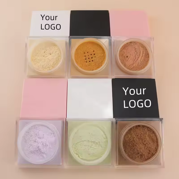 Wholesale Vegan Loose Powder Foundation Long Lasting Waterproof Face Makeup Mineral Private Label Setting Powder In The Face