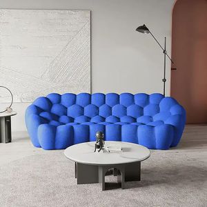 Luxury Velvet Bubble Sofa Set Living Room Furniture Integrated Couch Customized Italian Roche Bobois Bubble Sofa