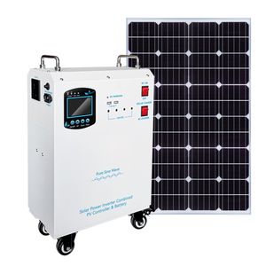 Generator Solar Power 300w Kit Panel Solar  Home Off-grid Ground-mounted Solar Power Systems Portable Solar Generator Kit