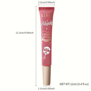 4-color liquid powder blusher eye shadow for lip and cheek highlight