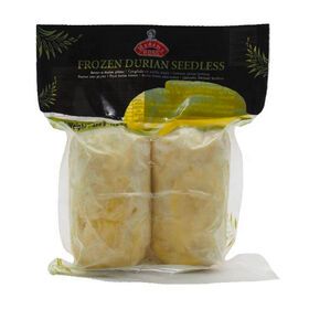 FROZEN DURIAN FLESH MORNTHONG SEEDLESS (IN VACUUM BAG) MADAME WONG