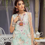 Indian Traditional Lawn Cotton Heavy Embroidery Party Wear Women Pakistani Pant Suit Fancy Festival Trendy Dress