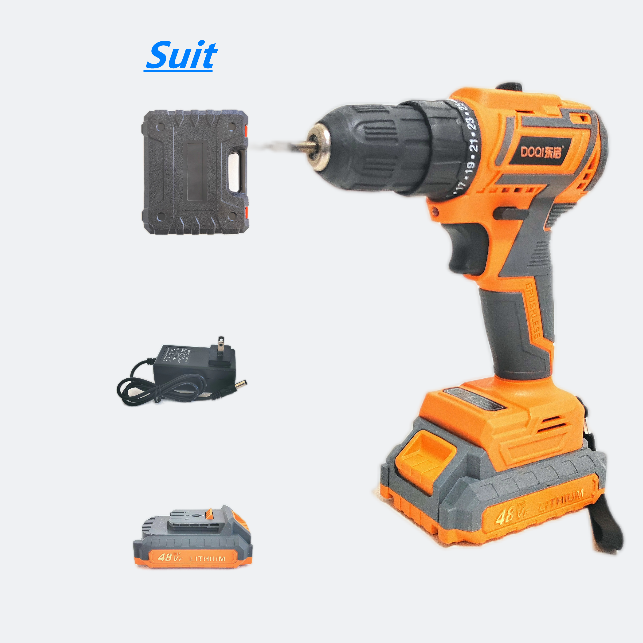 20V Handheld electric drill kit Portable cordless electric drill Mini drilling machine