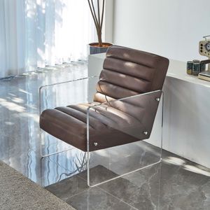 Modern office and home furniture, living room single person acrylic leather leisure chair