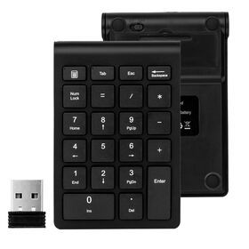 Wireless Bluetooth Numeric Keypad 22 Keys Mini Numpad Numeric Keyboard for Laptop Notebook, Desktop, PC Windows, iOS, Android