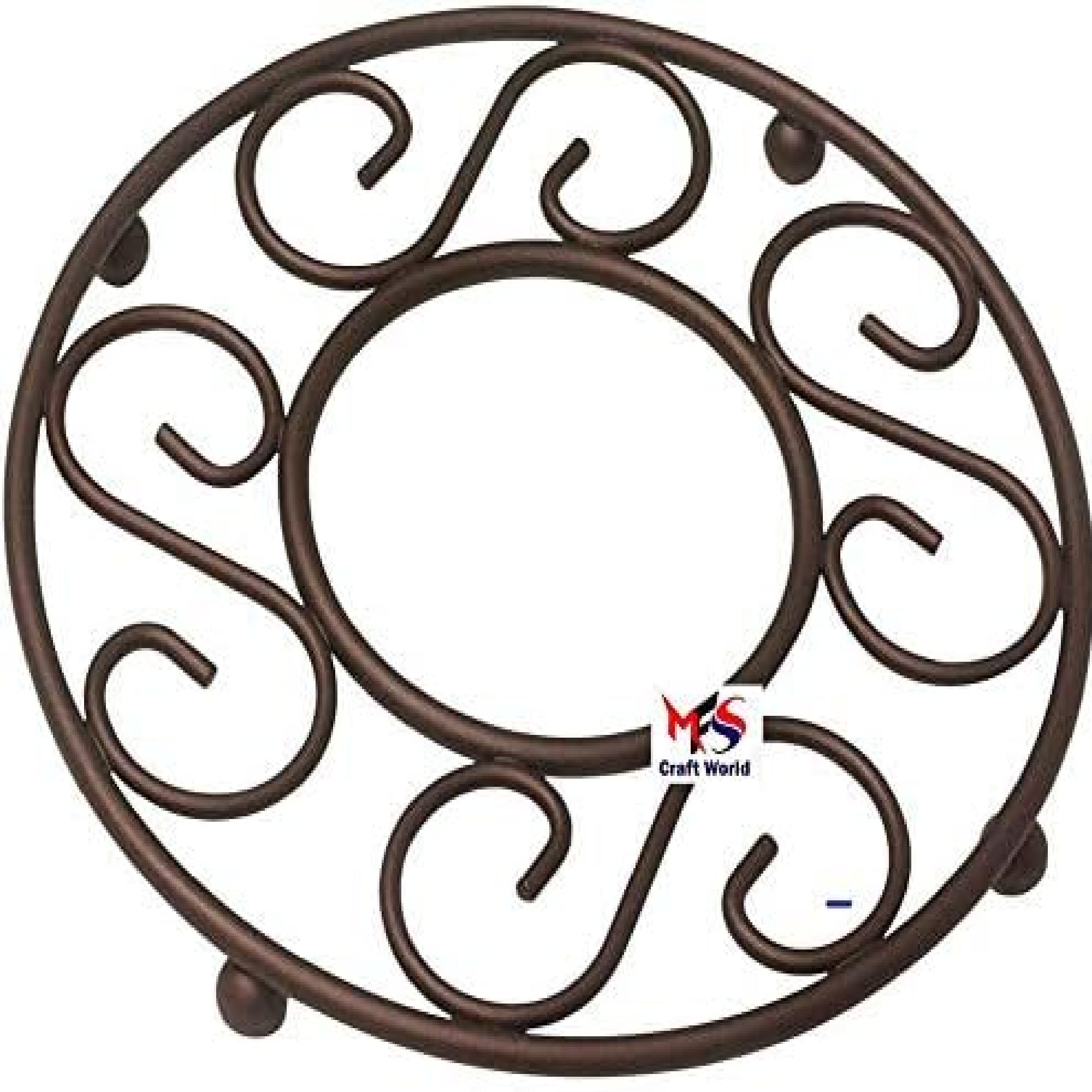 YELLOW ARTS WORK Elegant Indian Metal Trivets Silver Finished Handmade Square Round Trivet for Pan and Pot Holder Trivets for Kitchen Table Cheap