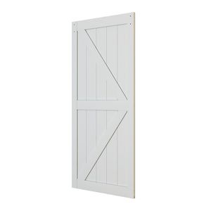 Wholesale Modern Design K Style Interior MDF Wooden Sliding Barn Doors Panels