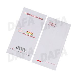 Disposable Airline Waterproof Air Sickness Garbage Vomit Paper Bag Cleaning Airline Airsickness Bag