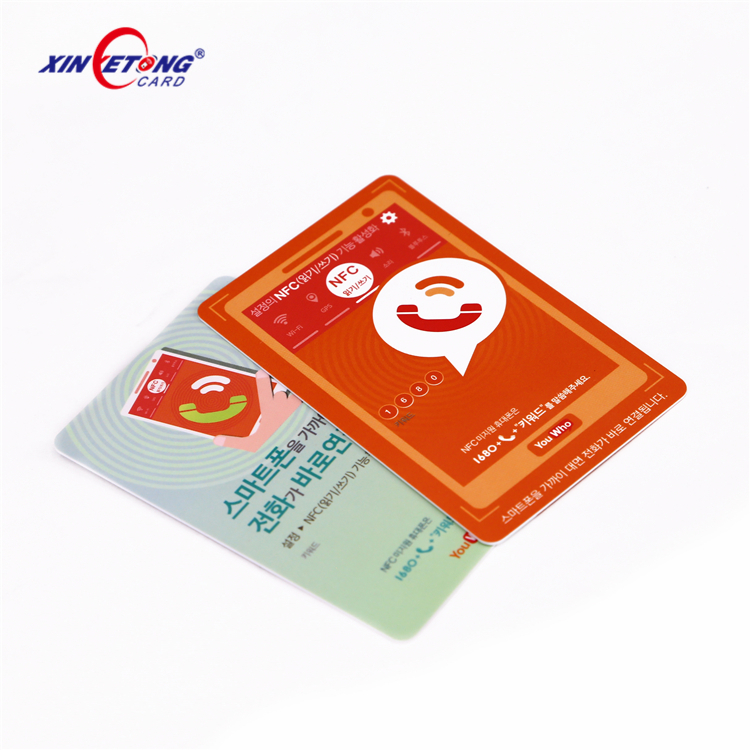 Hot Sell Customized Printing Business Card Smart Chip PVC Nfc Rfid Cards