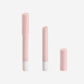 WS Harderson high quality round shape recycled plastic cosmetic makeup packaging for lipstick concealer contour stick highlighter