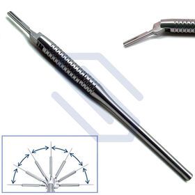 Good quality Stainless Steel Medical Surgical Dental Scalpel Handle No. 3 Adjustable Angle Handle