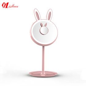 Mirror Espejo Con Luz Miroir Espejos Espelhos Led Touch 3 Color Lamp 1000Mah Lighted 10X Magnifying Magnify Makeup Led