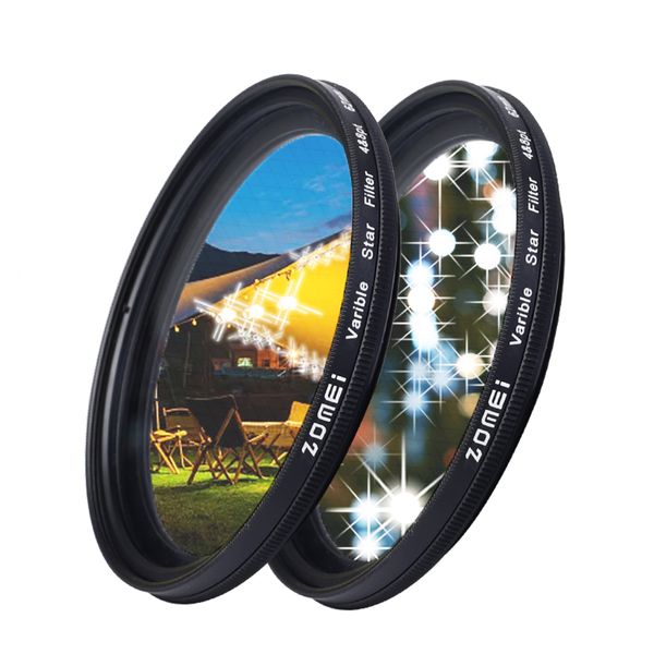 Zomei New product Variable star 4 to 8 star Cross Filter with star camera filter