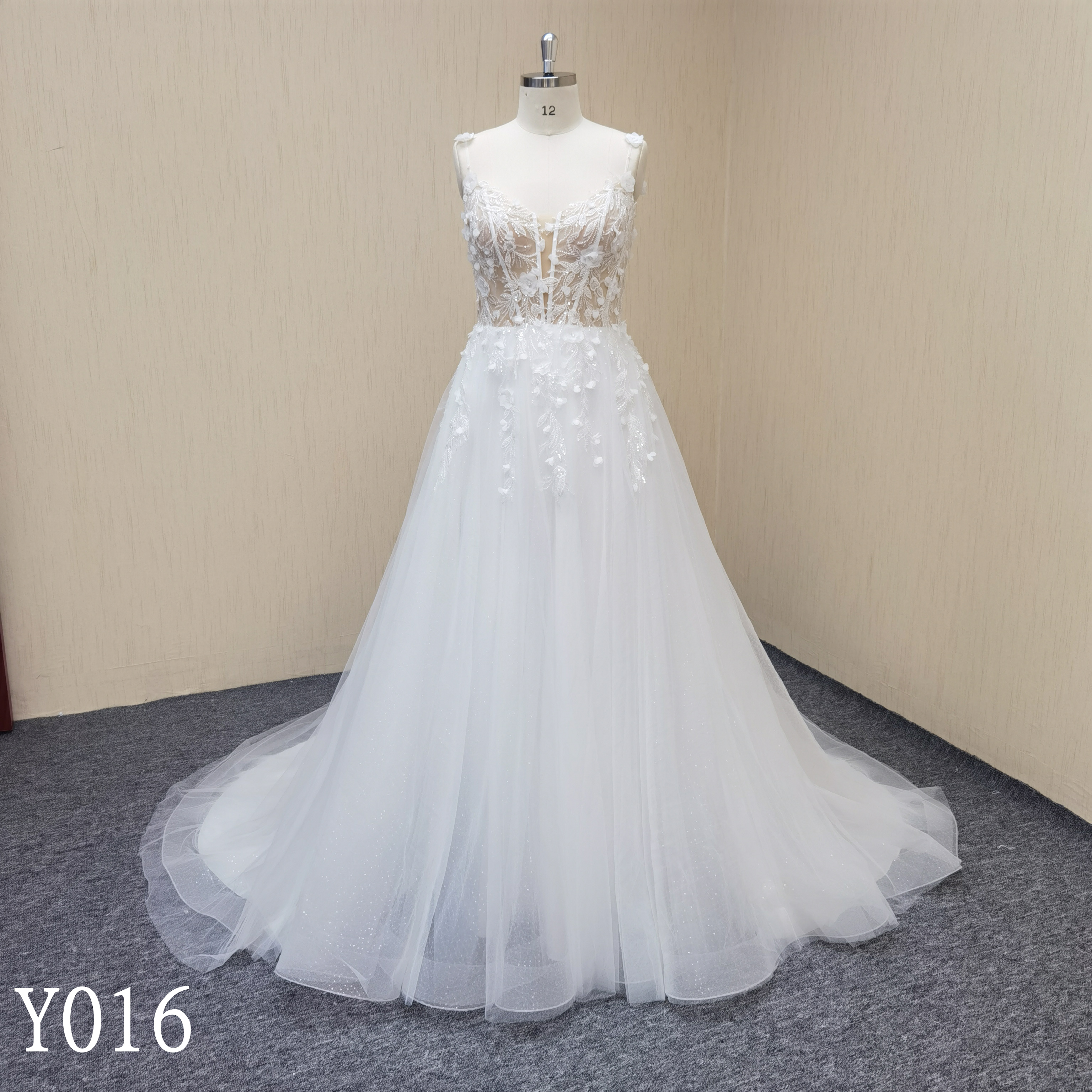 Shanghai Zhongqi Environmental Protection Technology Co., Ltd. Fashion design wedding dress Pretty princess dress Elegant evening dress