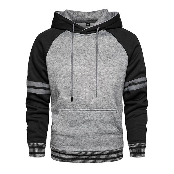 Hip Hop Autumn Mens Thick Fleece Hoodies Pure Color Men Thick Velvet Fabrics Winter Hoodies Jackets Hot Dropshipping 4XL