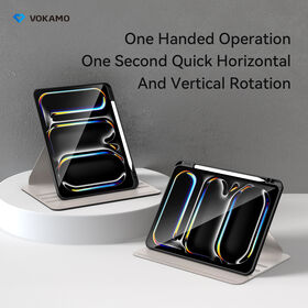 New Arrival 360 Degree Rotating Tablet Cover with Pencil Holder Stand Case For iPad Pro 11"/ 10.9"/13"/iPad Air 13 Inches