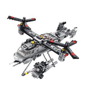 Hot Selling 8 In 1 DIY Educational Abs Abs Plastic Blocks Construction Model Toys Plane Robot Blocks Toys Set