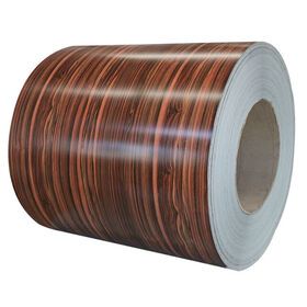 DX51D High quality Wood grain/brick pattern PPGI/PPGL Steel Coil PVDF paint coils Home appliance Construction material