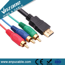 HDMI Cable Male to 3RCA Cable,Suitable for HDTV, Home Theater, DVD Player, Projector.PS3, Xbox360