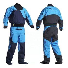 Latest Design 3-layers Waterproof Men's Drysuits Latex Paddling Kayaking Breathable Dry Suit for Men