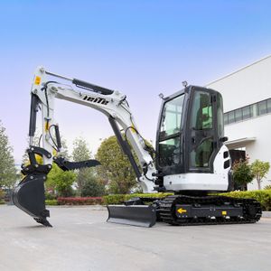 Mini Excavator 1 Ton Rhinoceros China Epa Euro 5 Excavators 0.8 Ton 1 Ton 2 Ton 3.5ton  With Enclosed Cab
