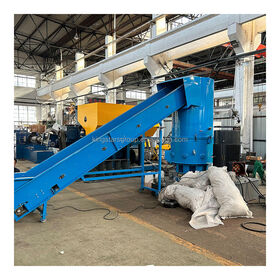 plastic pe pp waste film bags agglomerating compact recycling machine waste agricultural film pellets making machine price