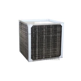Stainless steel cross flow plate heat exchanger core for industries heat recovery unit
