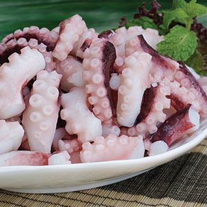 Octopus boiled/blanched cut