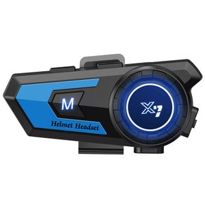 X7 Bluetooth Intercom Motorcycle Helmet Headset