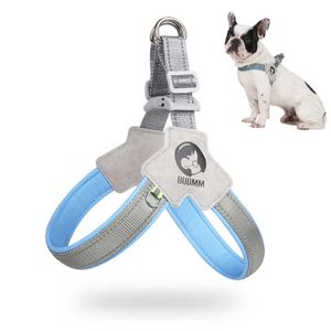 2024 New Pet Y-Shaped Easy To Wear Harness Dog Breathable Reflective Harness For Small And Medium Sized Dog