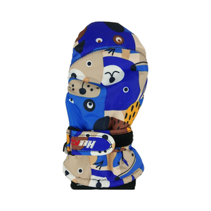 Fashion new ski gloves winter children's gloves two fingers warm waterproof