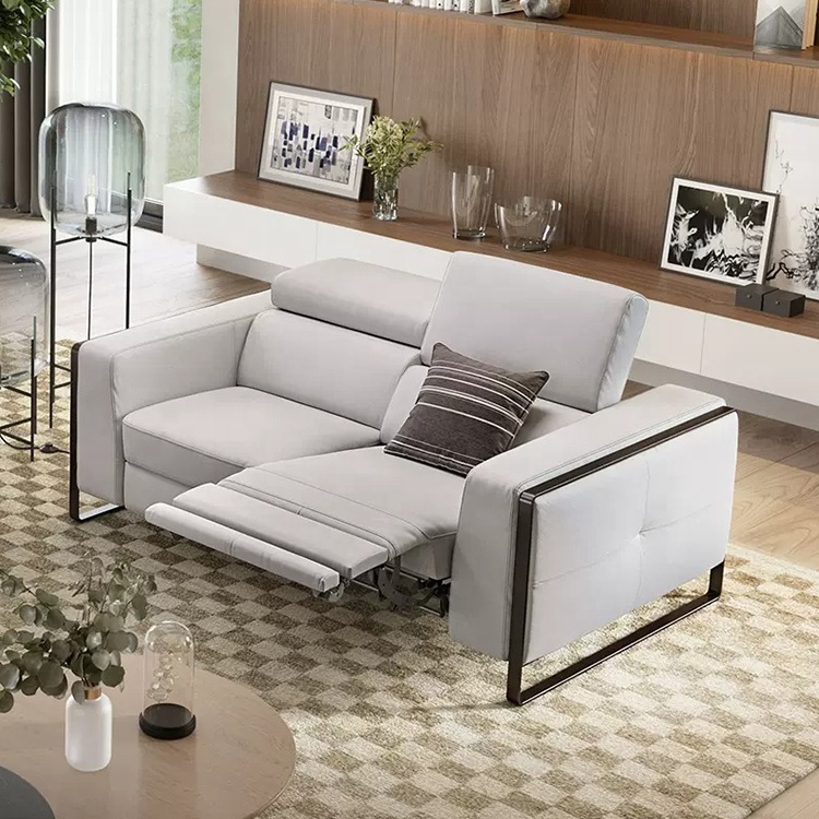 Foshan City Shann Furniture Co., Ltd. Love seat sofa modern recliner sofa set 3 2 1 couch living room sofas genuine leather...