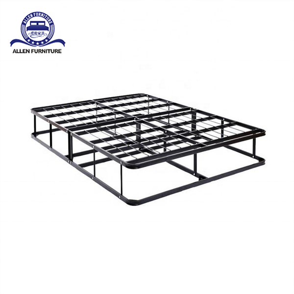 Modern portable folding frame metal twin bed foundation