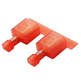 2-520102-2 Male Insulated Terminal MDFN1.25-250 Chained Wire Crimping Connector Terminal Insertion Joint Electrical Cable