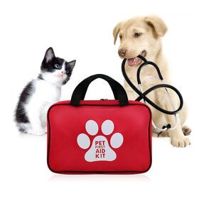 Medical trauma emergency survival pet dog cat horse first aid kit