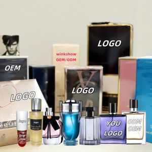 OEM Custom  Luxury Cosmetic Perfume Bottle Box 30ml 50ml 75ml 100ml Glass Square Round Oil Spray With Paper Tube