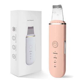 Ultrasonic Skin Scrubber Vibration Face Spatula Blackhead Remover Facial Scrubber Shovel Clean Cavitation Peeling Facial Lifting
