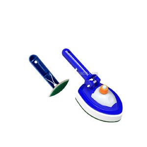 Waterline scrubber with detergent tank replacement pad and EC clip swimming pool cleaning tools