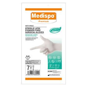 Wholesale Sterile Latex Surgical Gloves Disposable Medical Antimicrobial Gloves