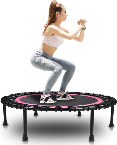 Wellshow Sport Trampoline for Adults Bungee Rebounder Exercise Trampoline for Kids Fitness Mini Exercise Trampoline Home Gym